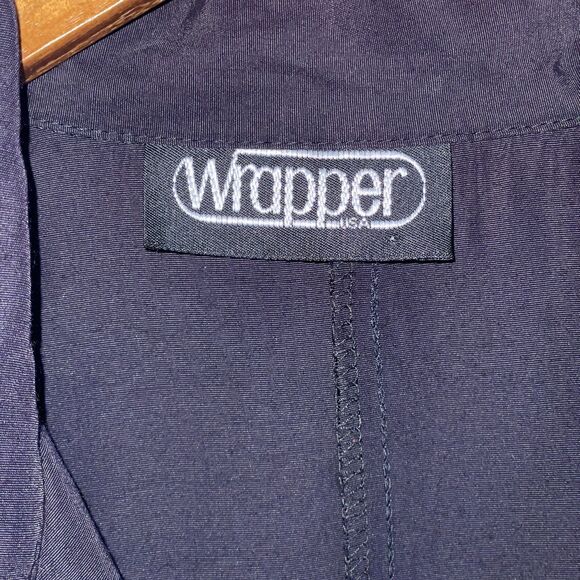 Vintage Pink Sequin Shoulder Floral Sleeve Blazer Black Sheer 80s Wrapper USA - Picture 3 of 10